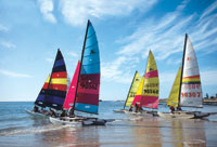 Hobi Cats at Hobie Beach, Port Elizabeth