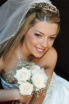 Bride on Wedding day