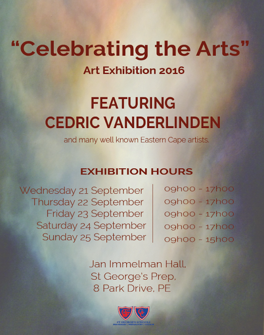 Celebrating the Arts visual art exhibition featuring Cedric Vanderlinden 