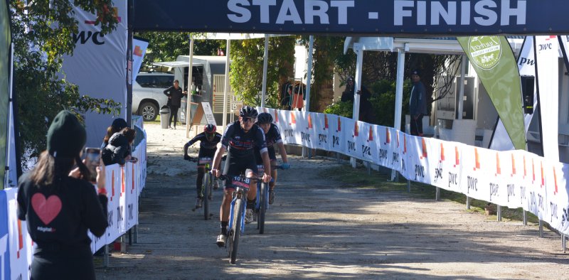 Close finish on day one of Great Zuurberg Trek MTB race