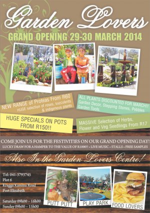 Grand Opening of the New Garden Lovers Nursery