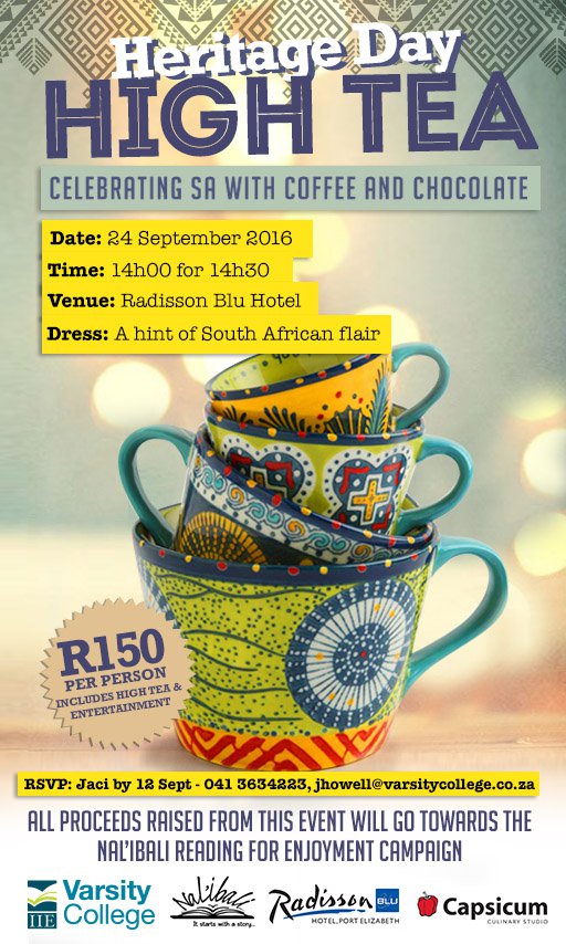 Heritage Day High Tea