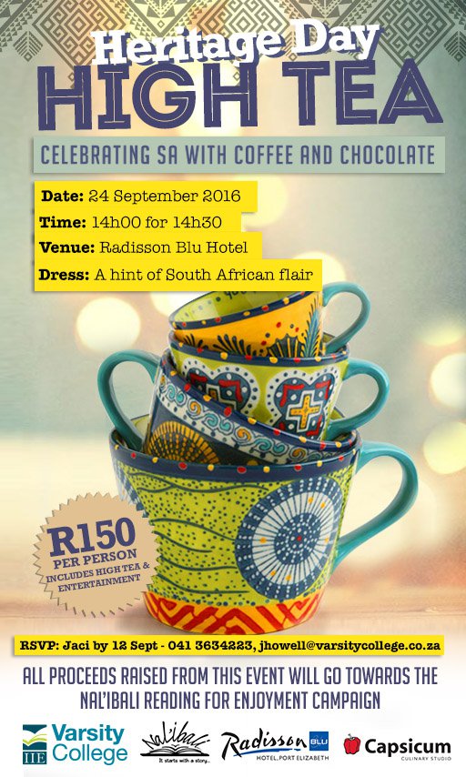 Heritage Day High Tea 