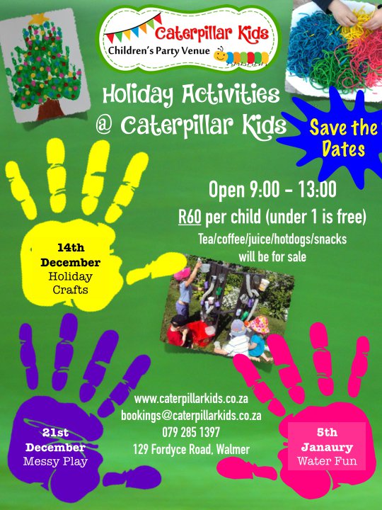 Holiday Activities at Caterpillar Kids