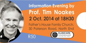 Information Evening with Prof. Tim Noakes