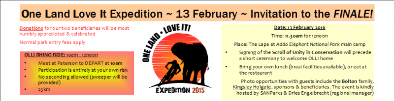 One Land and Love It Expedition