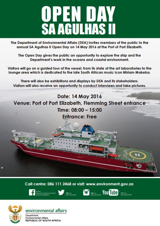 Open Day for the SA Agulhas ll
