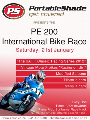 PortableShade PE 200 International Bike Race