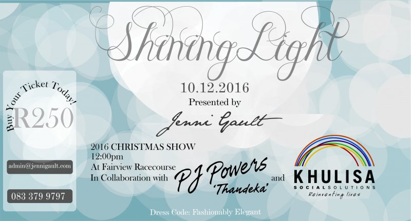 Shining Light by Jenni Gault with PJ Powers