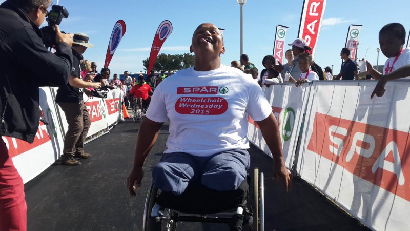SPORTING CELEBS LOSE OUT IN WHEELCHAIR CHALLENGE
