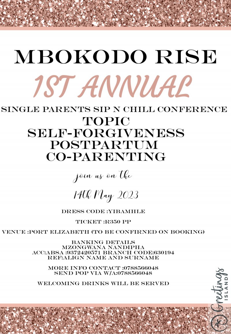 1st Annual Single parents Sip n Chill Conference