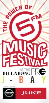  5FM, Billabong and Nissan Juke partner for International Music festival
