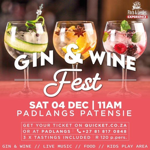 Gin and Wine Fest at Padlangs Patensie