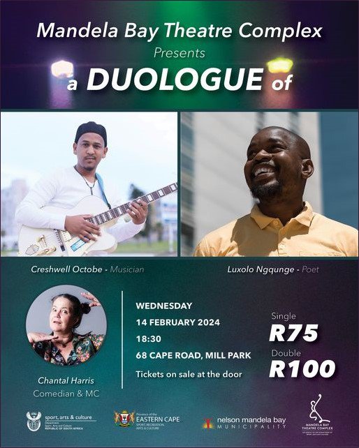 A DUOLOGUE OF LUXOLO NGQUNGE, CRESHWELL OCTOBER AND CHANTAL HARRIS