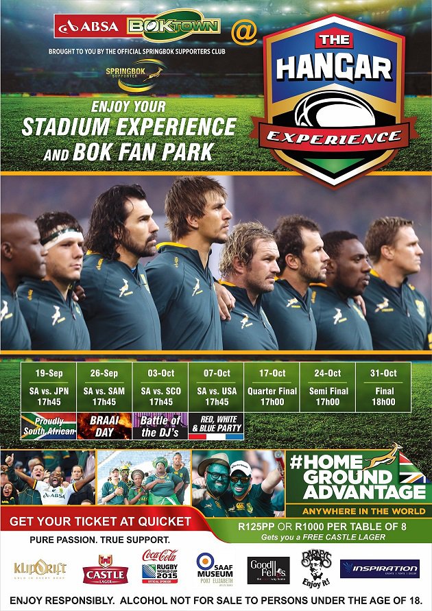 ABSA Boktown @ The Hangar - SA vs SCO