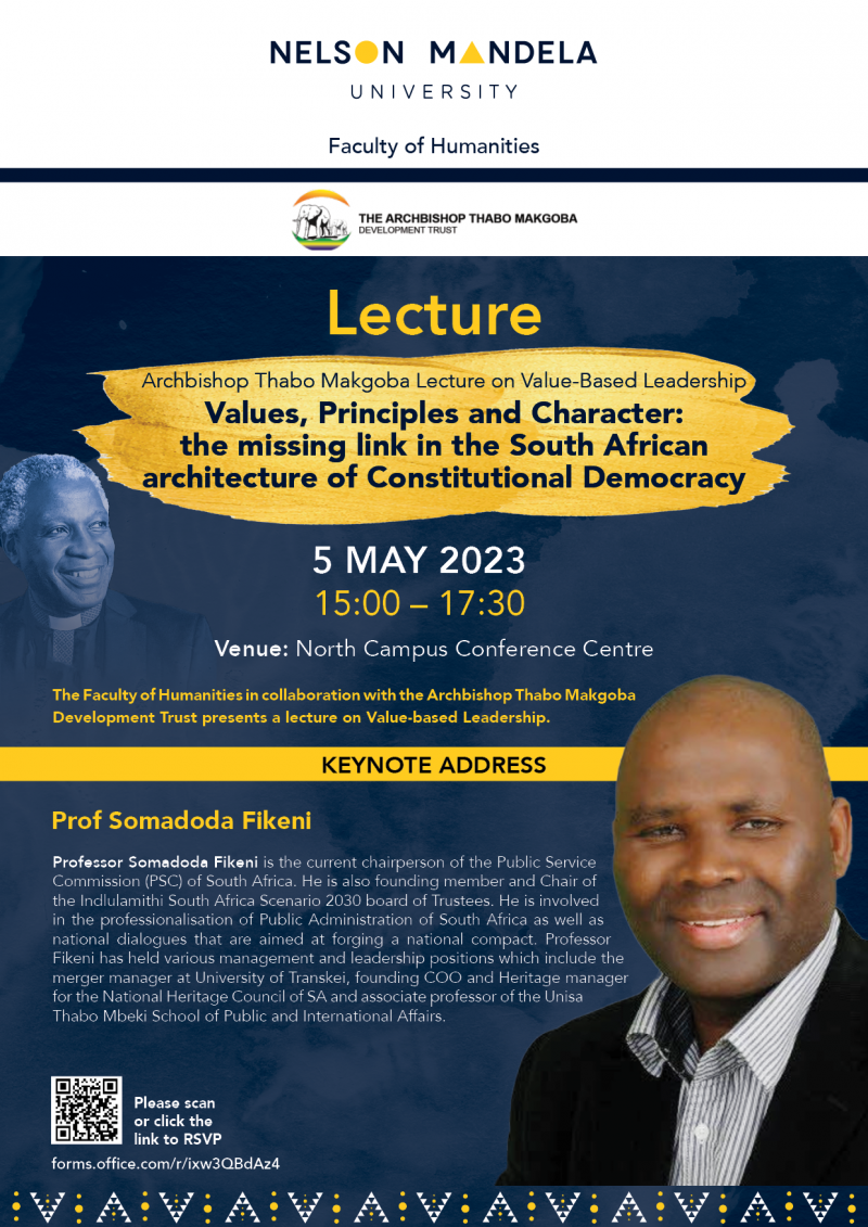 Archbishop Thabo Makgoba Annual Lecture with Prof Somadoda Fikeni