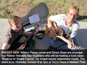 Busking for Breast Cancer