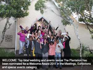 Plantation nominated for 2011 Welcome Award