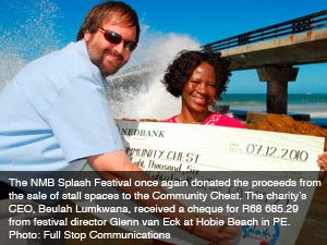 Festival makes charitable splash