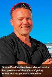 Bradfield first president of East Cape Cycling