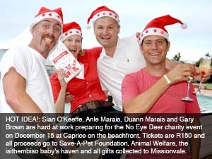 No Eye Deer to kickstart Christmas giving, parties