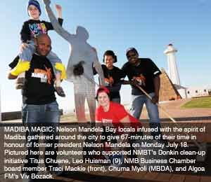 ‘Voluntourism’ seizes Mandela Day Donkin celebrations 