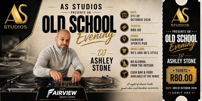 AS STUDIOS presents an Old School evening