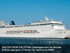 Bad weather helps Bay score cruise liner stopover