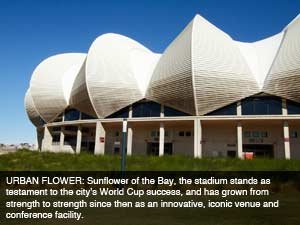 Bay’s signature ‘sunflower’ stadium
