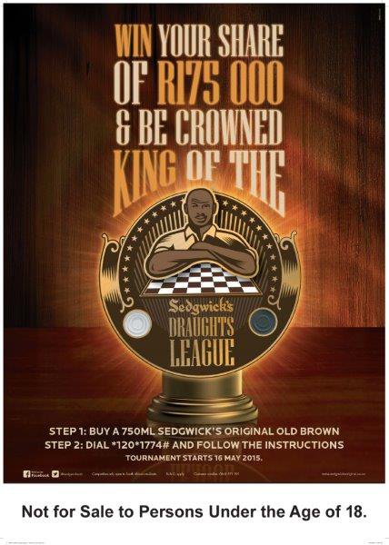 Sedgewick's 2015 King of Draughts