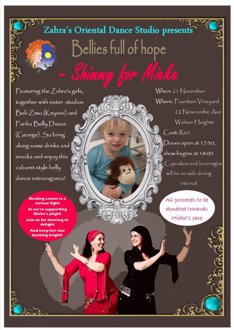 Bellies full of hope - Shimmie for Mieke