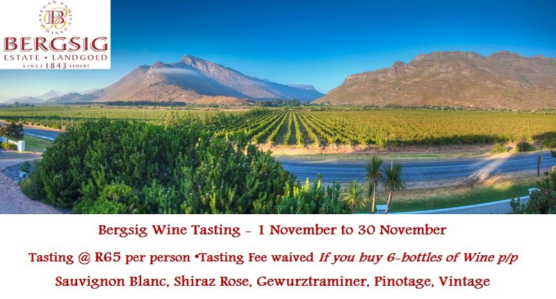 Bergsig Wine Tasting