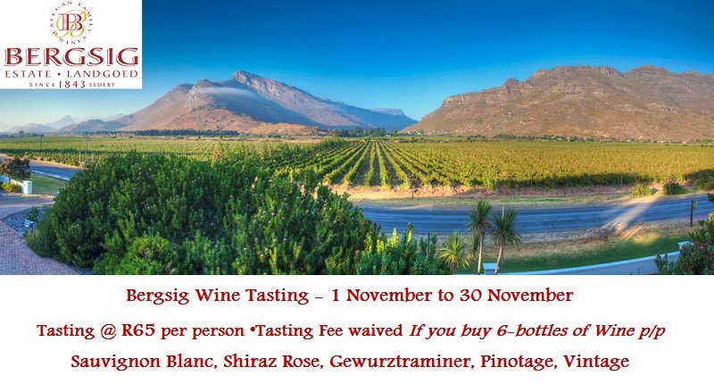 Bergsig Wine Tasting