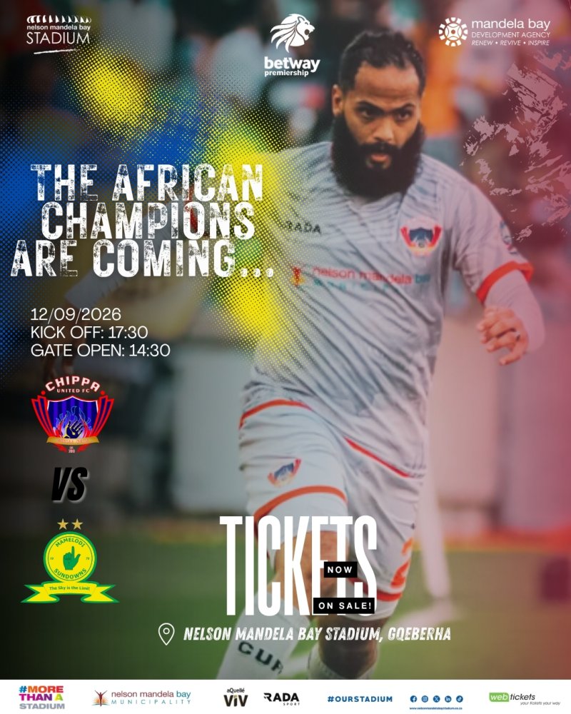 Betway Premiership between Chippa United vs Mamelodi Sundowns 