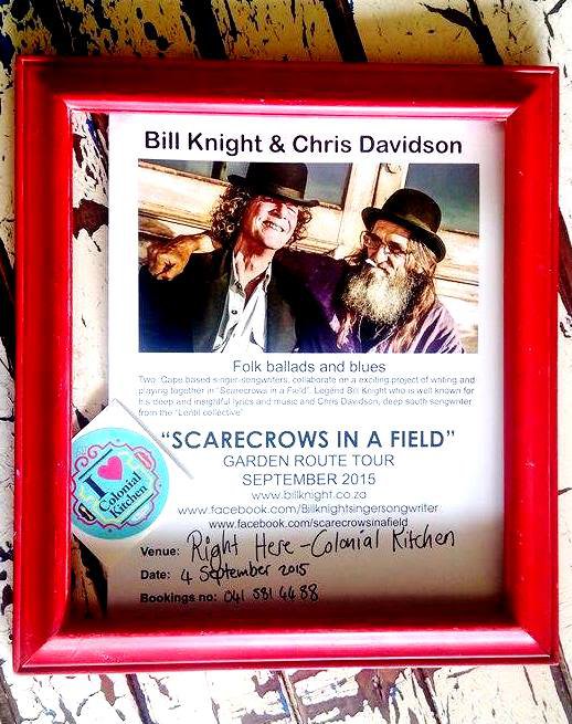 Bill Knight and Chris Davidson at Colonial Kitchen