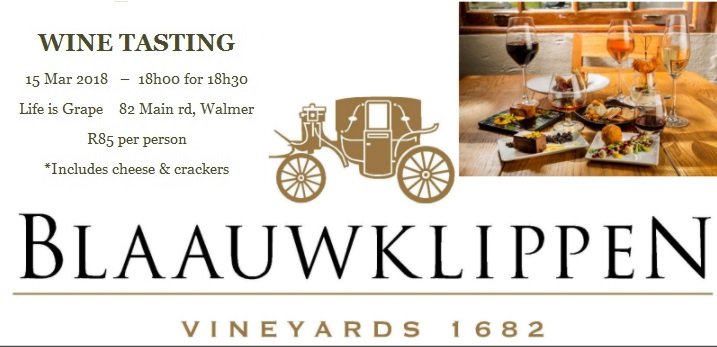 Blaauwklippen Wine Tasting