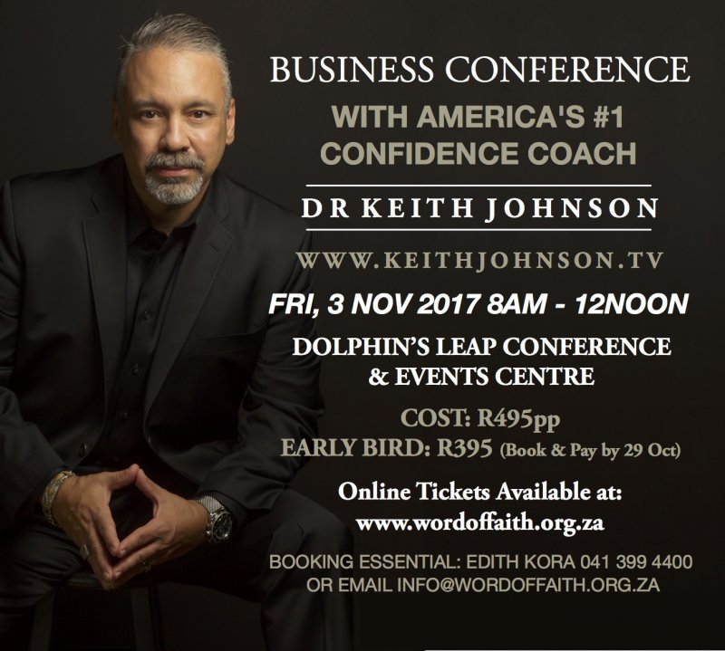 Business Conference with America's #1 Confidence Coach