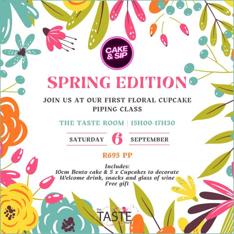 Cake & Sip | Spring Edition