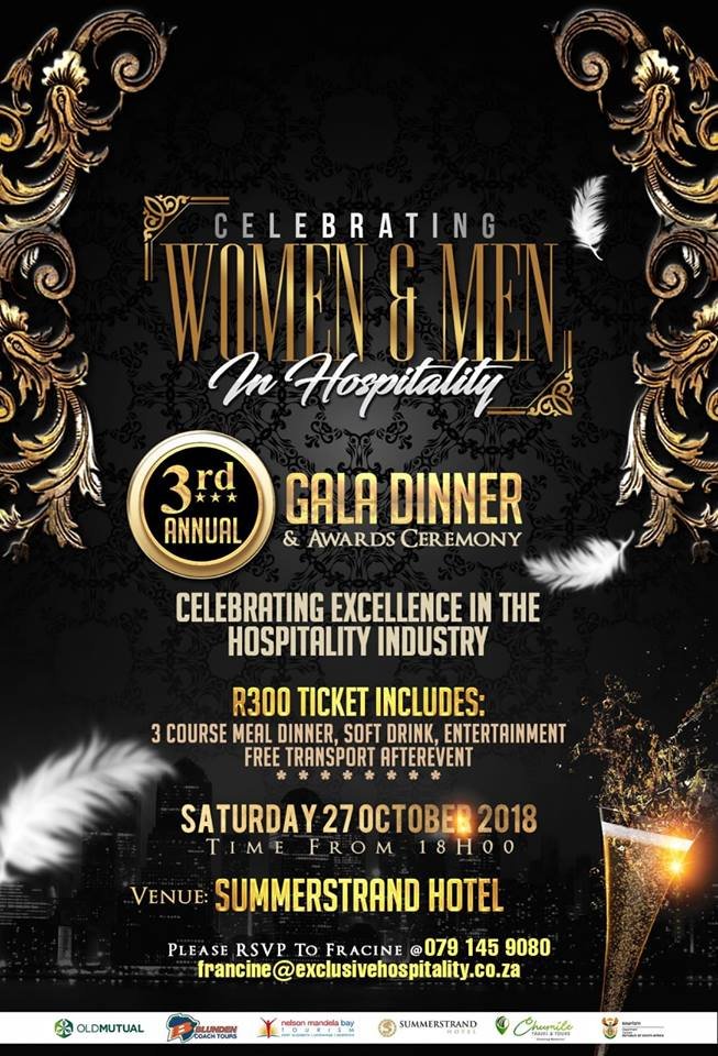Celebrating Women and Men in Hospitality Gala Dinner / Awards Ceremony