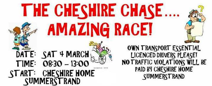 Cheshire Chase Amazing Race  