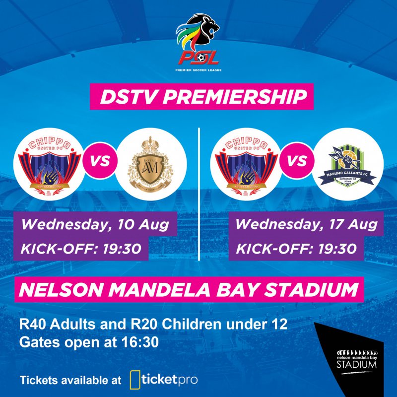 Chippa United vs St Royal AM Football Club & Marumo Gallants FC