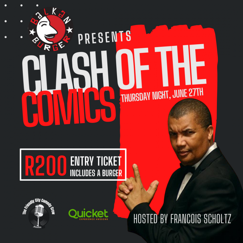 Clash of the Comics at Balkan Burger