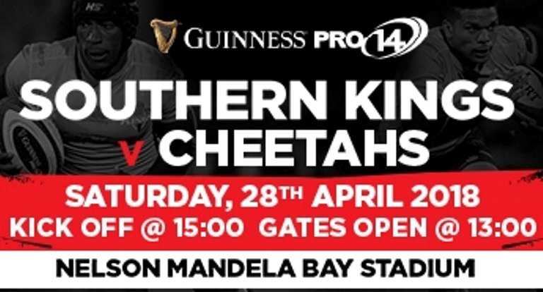 WIN: Tickets to the Guinness PRO14 - Southern Kings vs Cheetahs