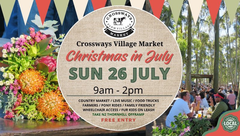 Crossways Village Market - Christmas in July!
