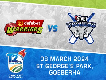 CSA T20 Challenge 2023/24 - Dafabet Warriors vs AET Tuskers