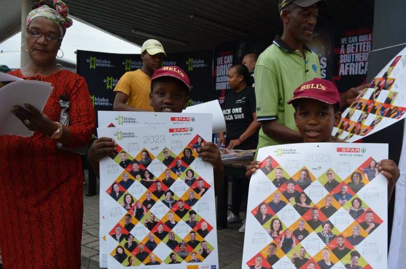 Day of smiles as radio station's calendars hit the streets