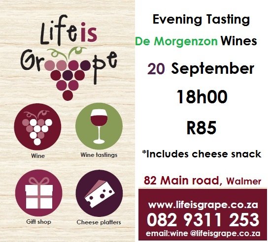 De Morgenzon Evening Wine Tasting