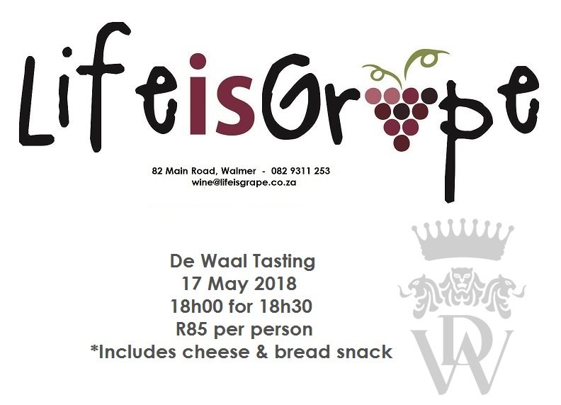 De Waal Evening Tasting