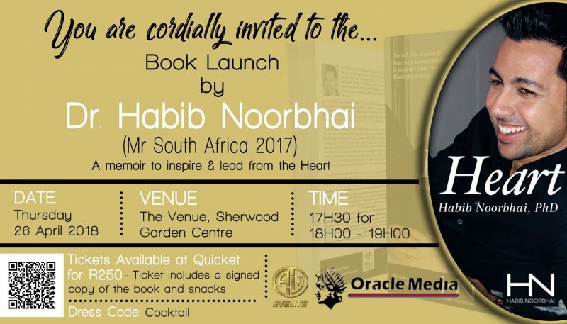 Dr Habib Noorbhai - Mr South Africa - Heart Book Launch
