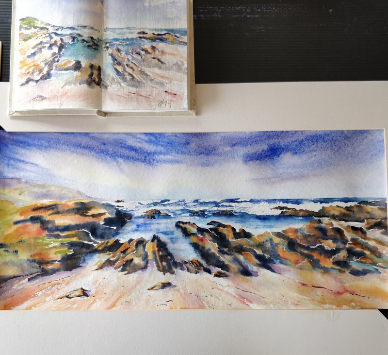 East Cape Watercolour Association - "Plein Aire" drawing and painting